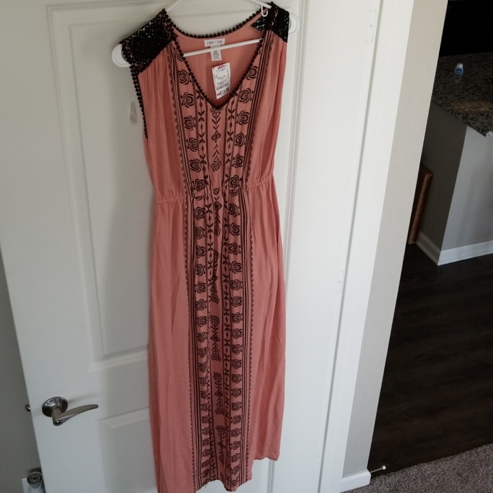 V neck Boho Dress